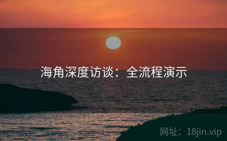 海角深度访谈:全流程演示